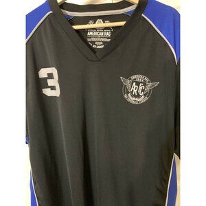 American Rag Black Blue White Men’s Sz XXL T Shirt‎